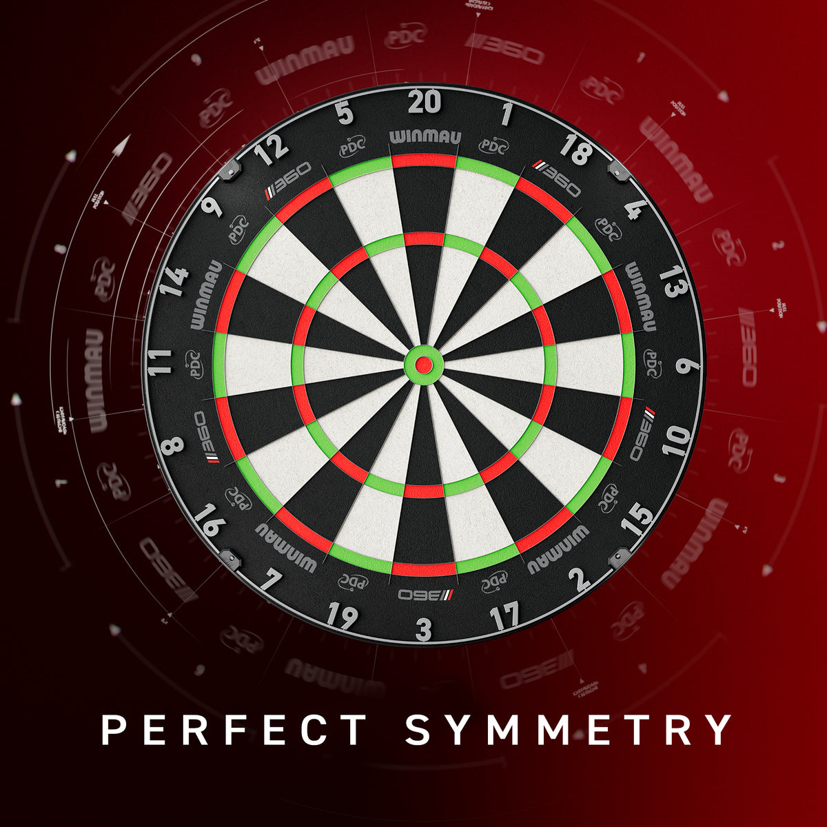 WINMAU Blade 6 Triple Core 360 Dartboard - DreamDarts Dartshop
