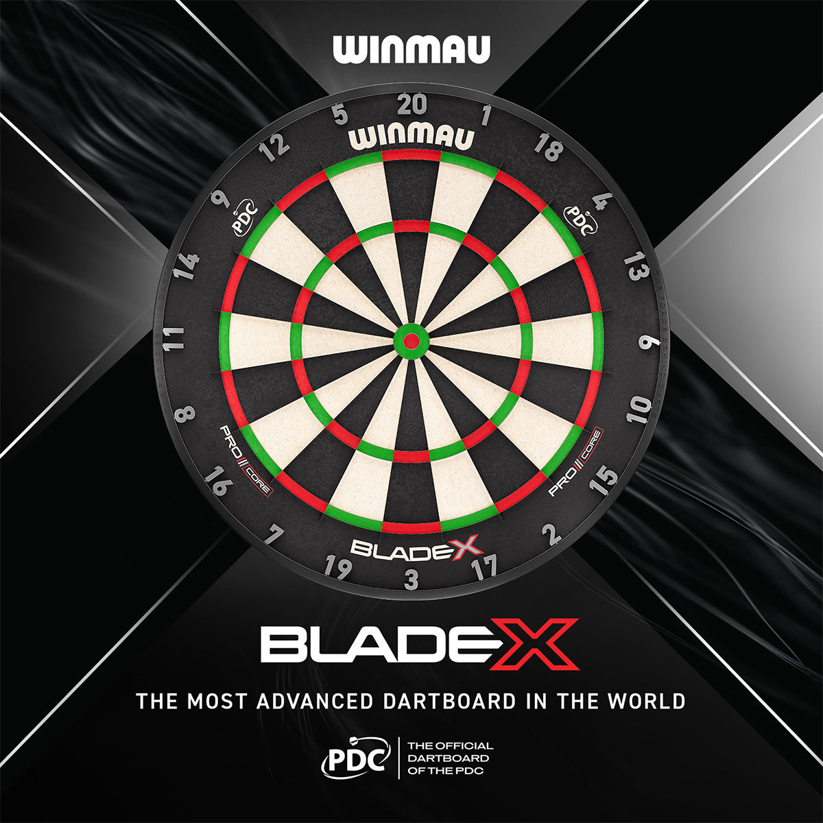Winmau Blade X - Offizielles PDC Dartboard - DreamDarts Dartshop