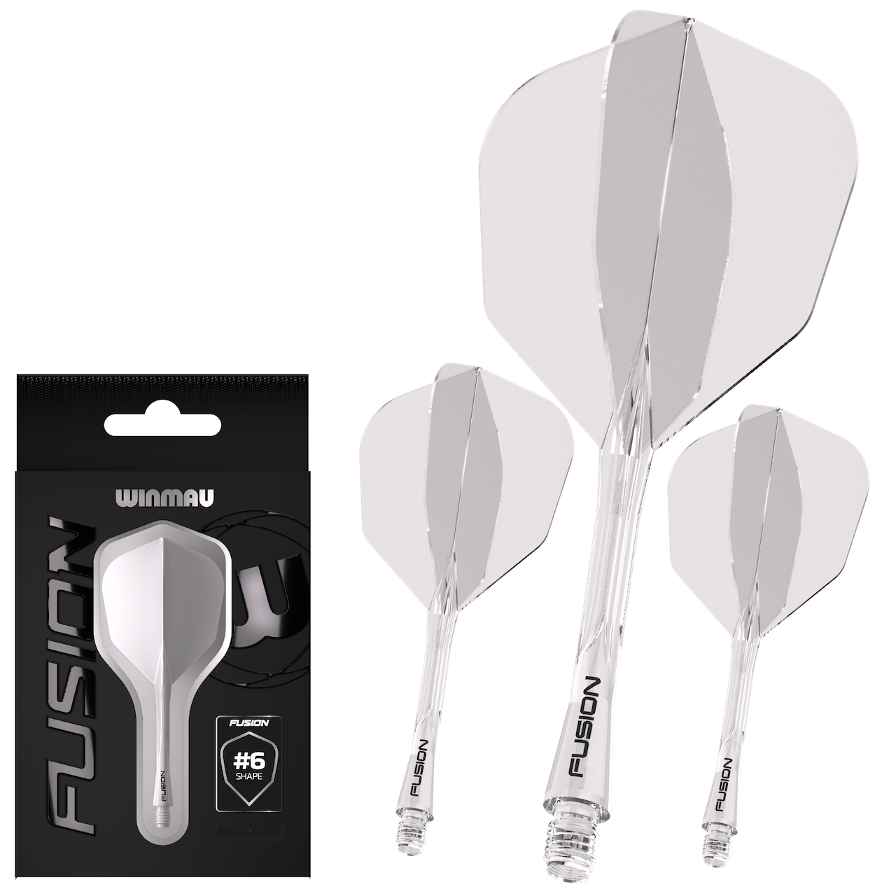 Fusion Flights Clear - DreamDarts Dartshop
