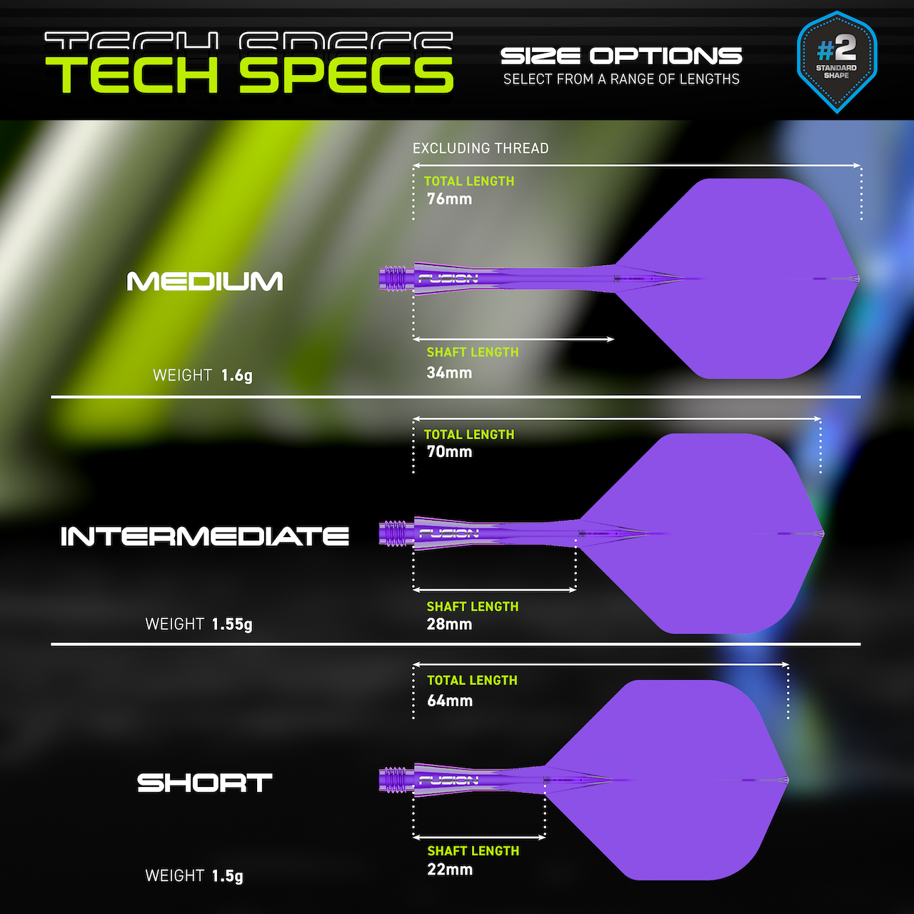 Fusion Flights Purple - DreamDarts Dartshop