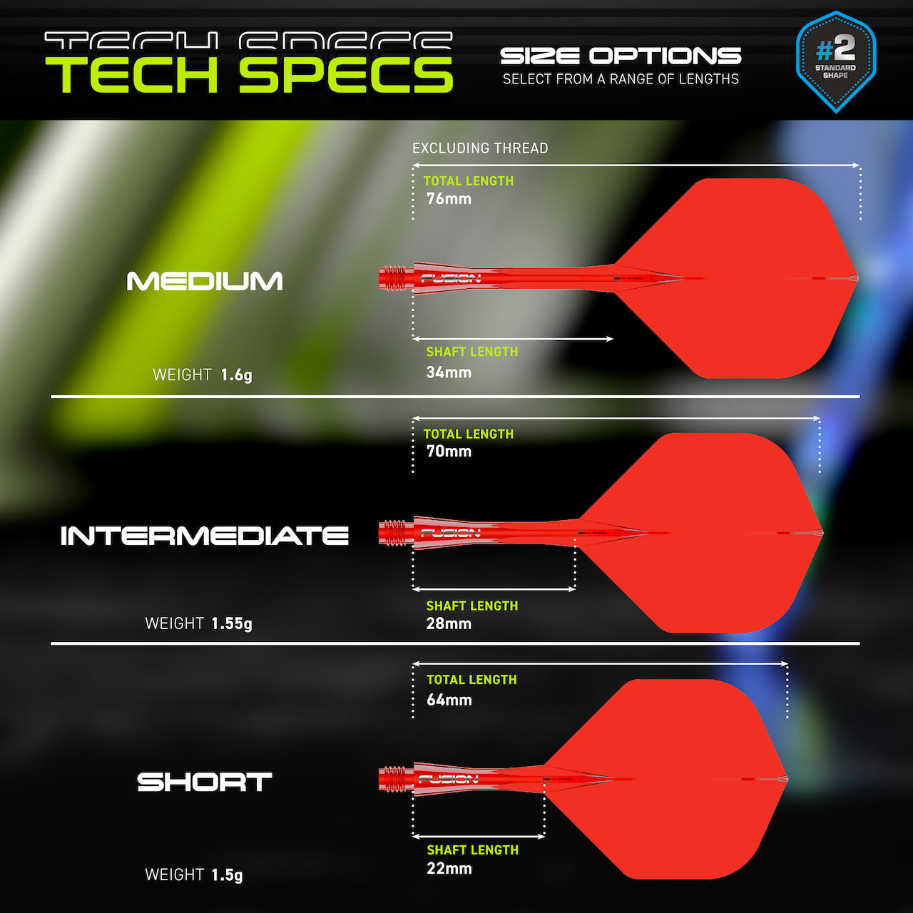 Fusion Flights Red - DreamDarts Dartshop