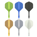 Fusion Flights Solid Black - DreamDarts Dartshop