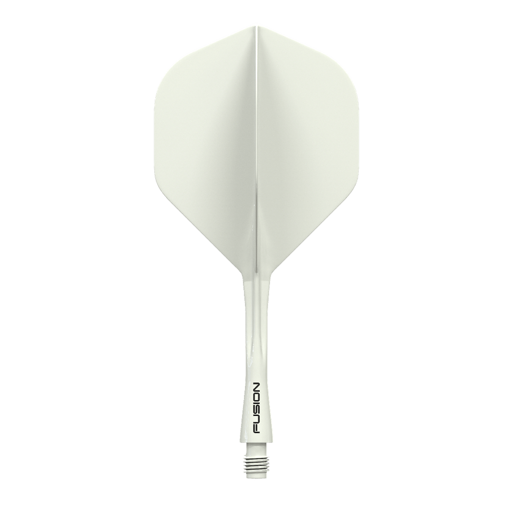 Fusion Flights Solid White - DreamDarts Dartshop