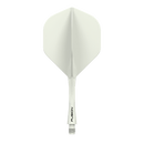 Fusion Flights Solid White - DreamDarts Dartshop
