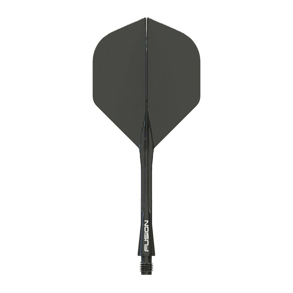 Fusion Flights Solid Black - DreamDarts Dartshop
