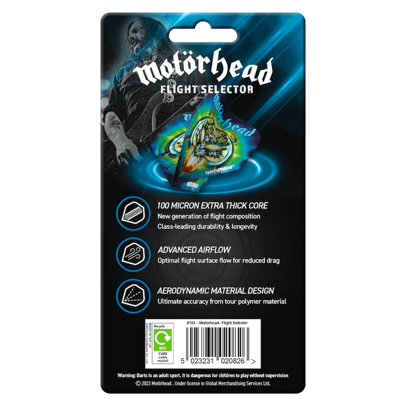 Motorhead Flight Selector - DreamDarts Dartshop
