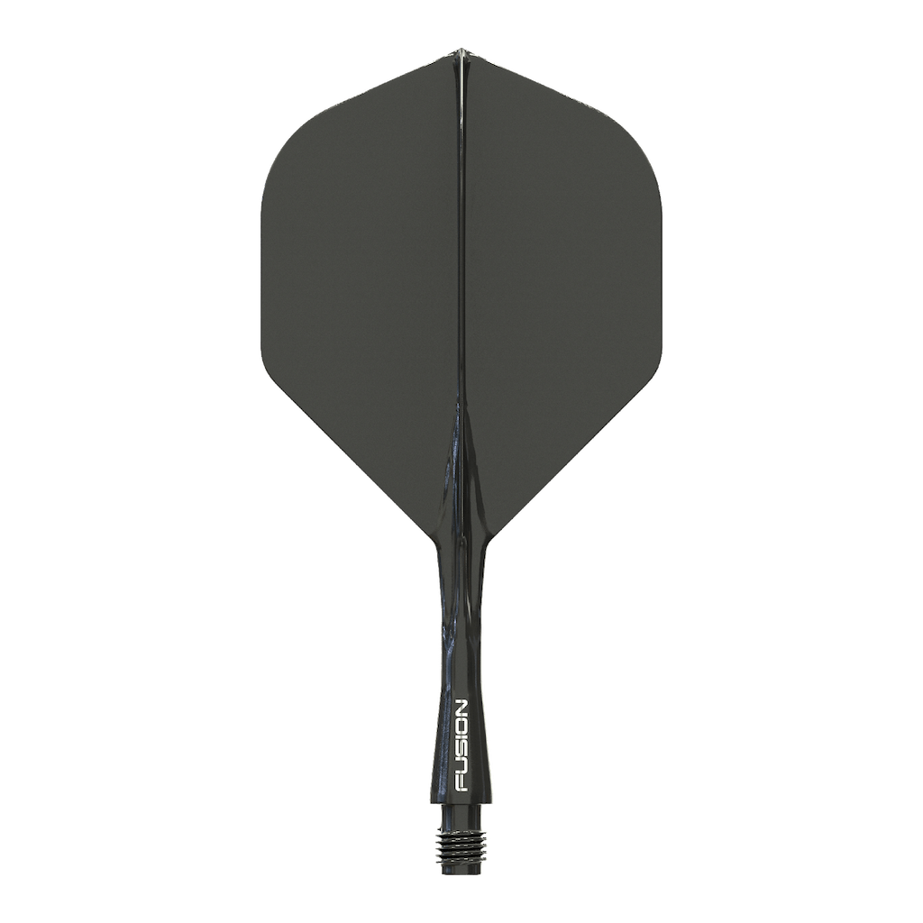 Fusion Flights Solid Black - DreamDarts Dartshop