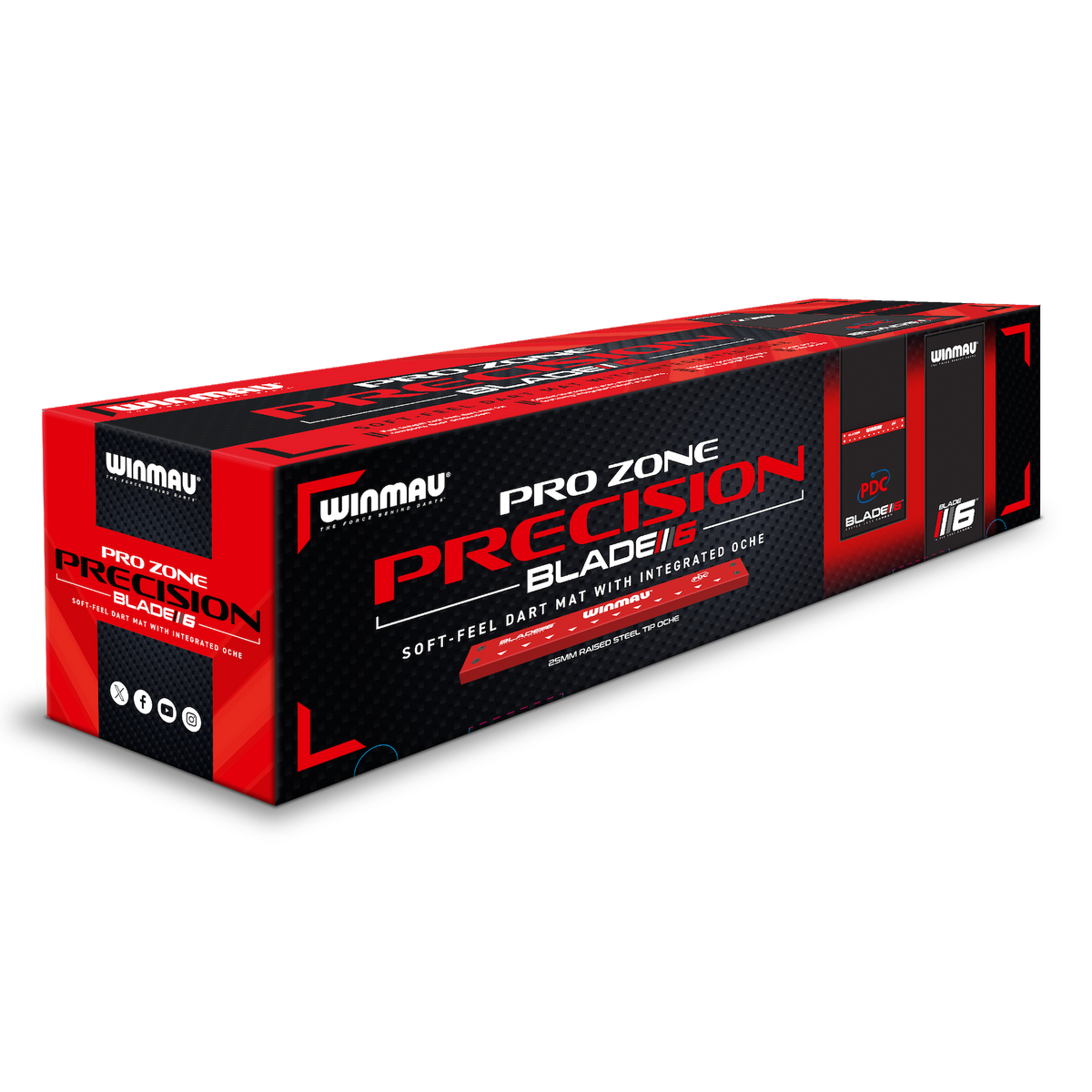 Pro Zone Precision Blade 6 Soft Dartmatte mit Oche - DreamDarts Dartshop
