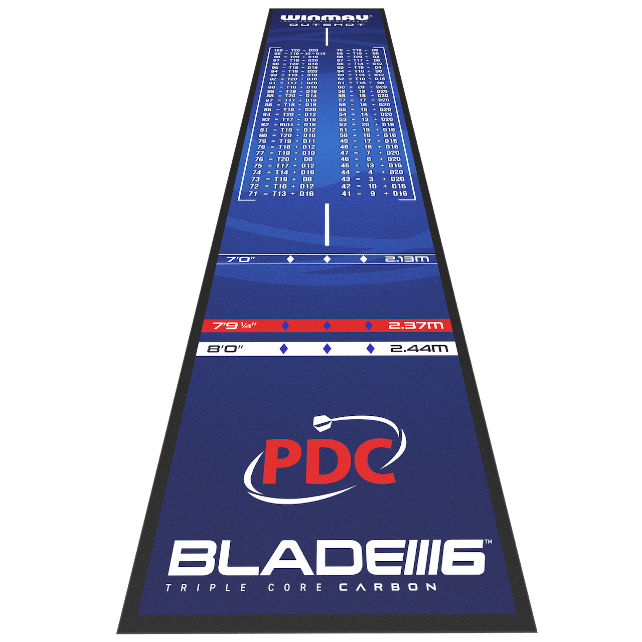 Winmau  2024 PDC Outshot Dartmatte - DreamDarts Dartshop