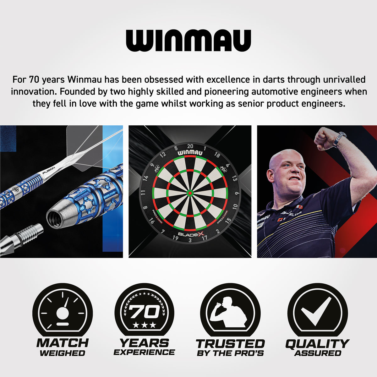 Winmau Balde X Soft Dartmatte mit Oche - DreamDarts Dartshop