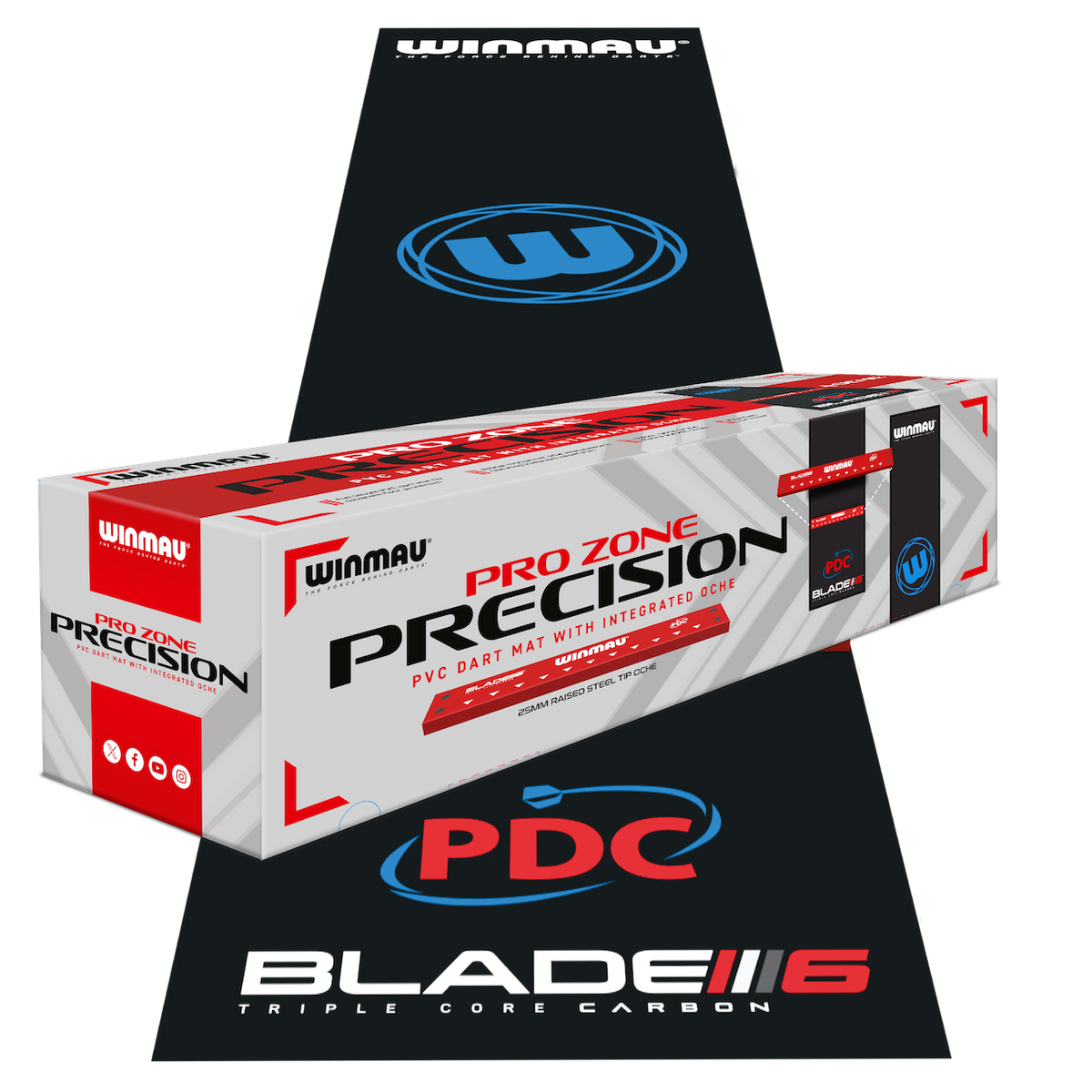 Winmau Pro Zone Precision PVC Dartmatte - DreamDarts Dartshop