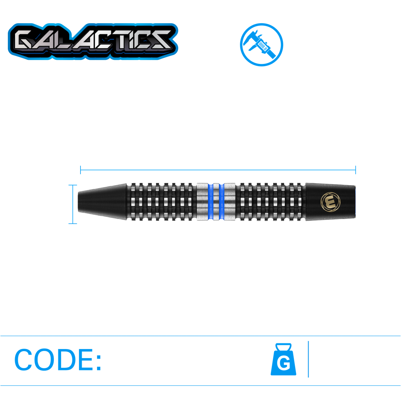 Galactics 90% Steeldarts - DreamDarts Dartshop