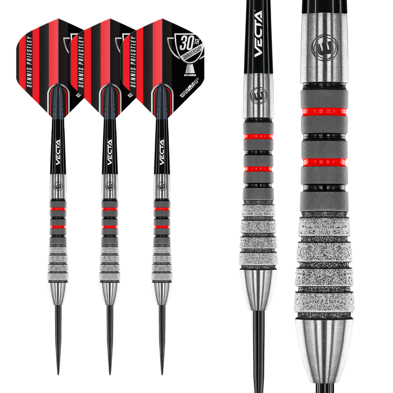 DENNIS PRIESTLEY DIAMOND 3-ZERO 90% Steeldarts - DreamDarts Dartshop