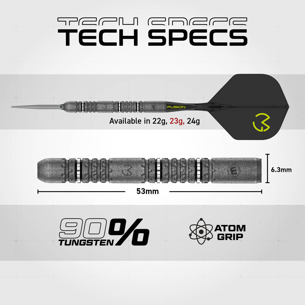 MvG Signature Edition Switch Point 90% Steeldarts - DreamDarts Dartshop