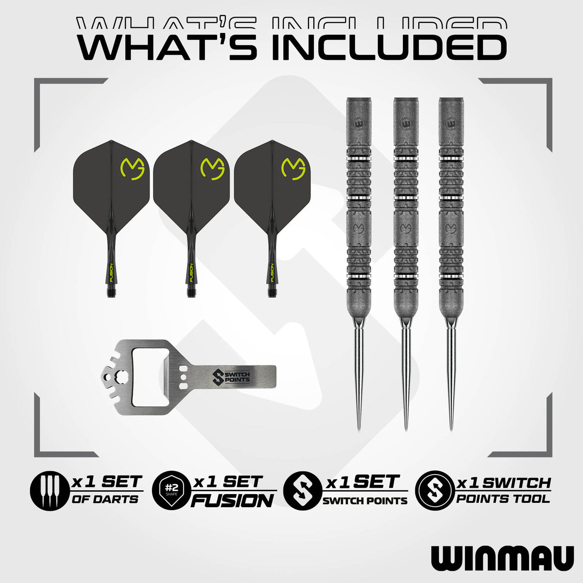 MvG Signature Edition Switch Point 90% Steeldarts - DreamDarts Dartshop
