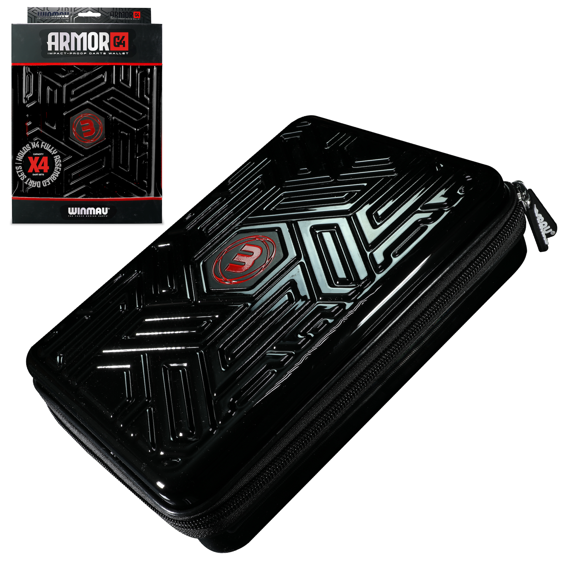 Armor G4 Dart Wallet Black - DreamDarts Dartshop