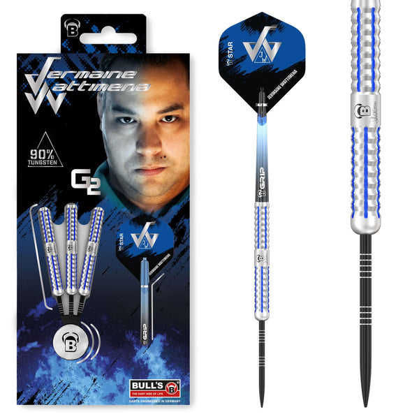 BULL'S Jermaine Wattimena G2 90% Steeldarts - DreamDarts Dartshop