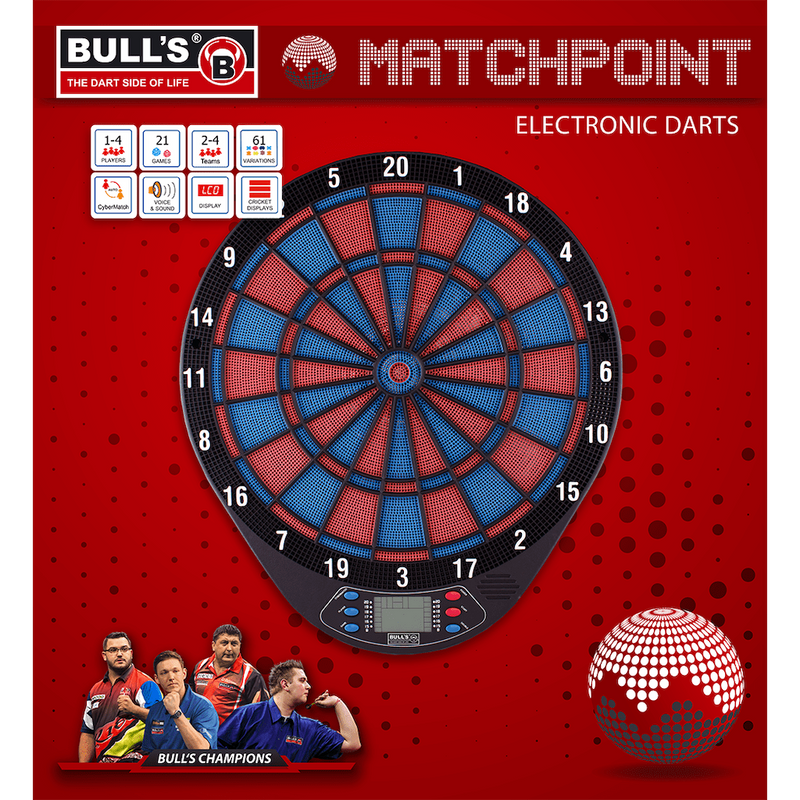 BULL'S Matchpoint Elektronik Dartboard - DreamDarts Online Dartshop