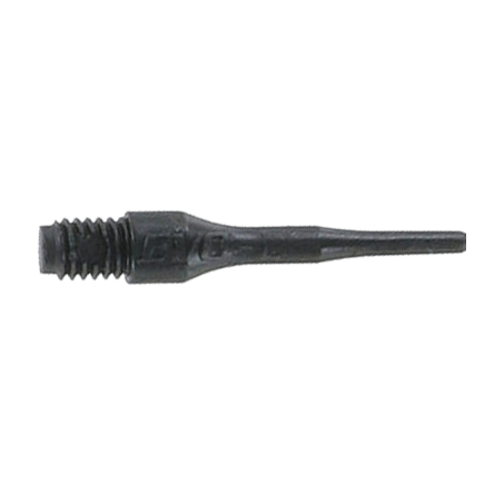 EVO LONG Soft Tip Points Schwarz - 50 Stück - 25mm - DreamDarts Online Dartshop