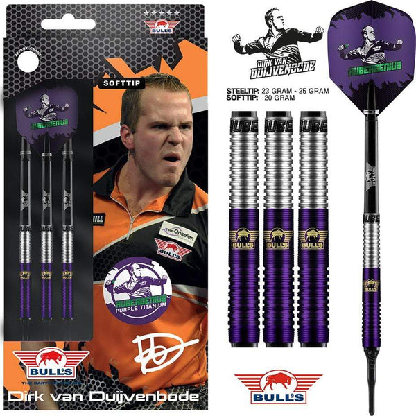 Dirk van Duijvenbode 90% Aubergenius Softdarts - DreamDarts Online Dartshop