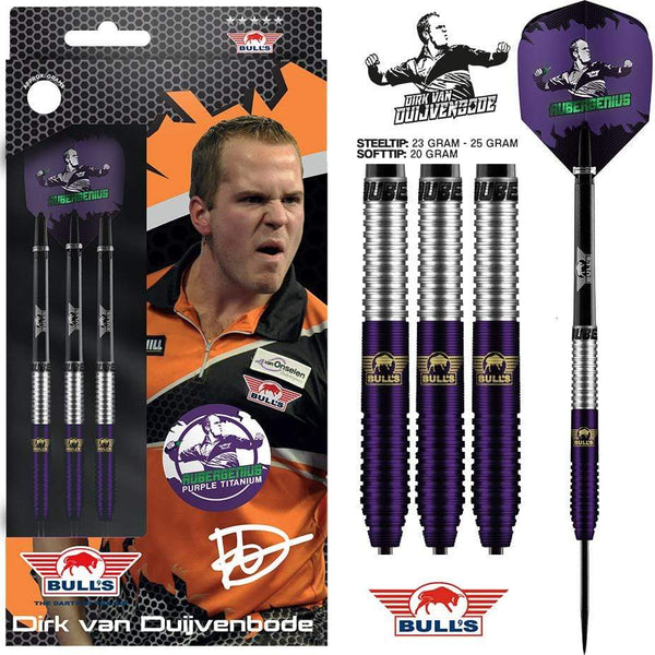 Dirk van Duijvenbode 90% Aubergenius Steeldarts - DreamDarts Online Dartshop