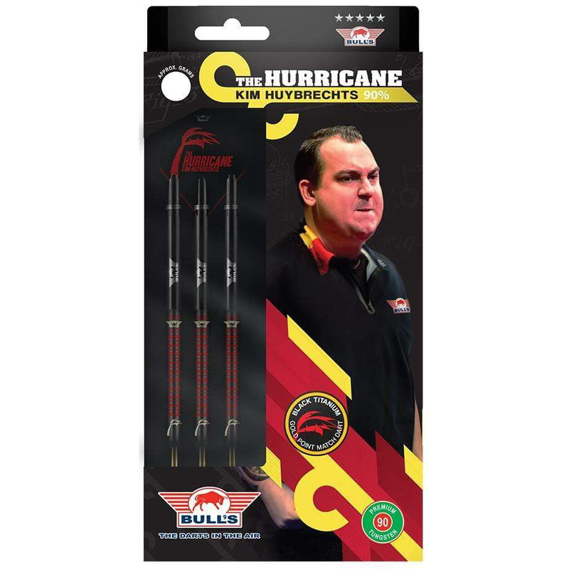 Kim Huybrechts 90% Black Titanium Steeldarts - DreamDarts Online Dartshop