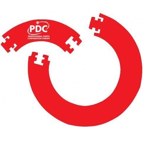 PDC Surround 4-teilig rot - DreamDarts Dartshop