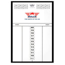 Bull's Glass Scoreboard Set inkl. Whiteboard Marker - DreamDarts Dartshop