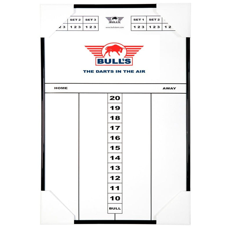 Bull's Glass Scoreboard Set inkl. Whiteboard Marker - DreamDarts Dartshop