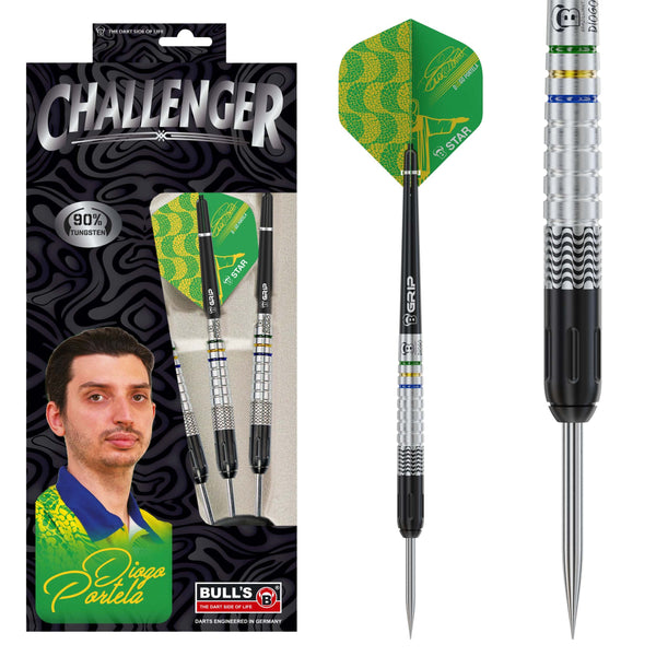 BULL'S Challenger Diego Portela 90% Steeldarts - DreamDarts Dartshop