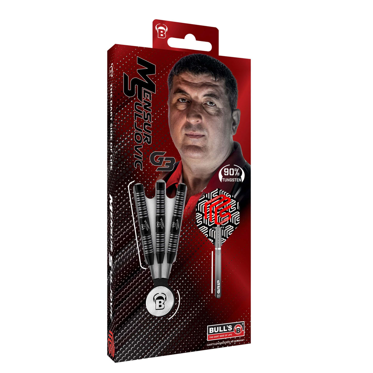 BULL's Mensur Suljovic G3 90% Steeldarts - DreamDarts Dartshop