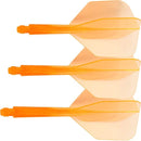 Condor Axe Flights Neon Orange Shape - DreamDarts Dartshop