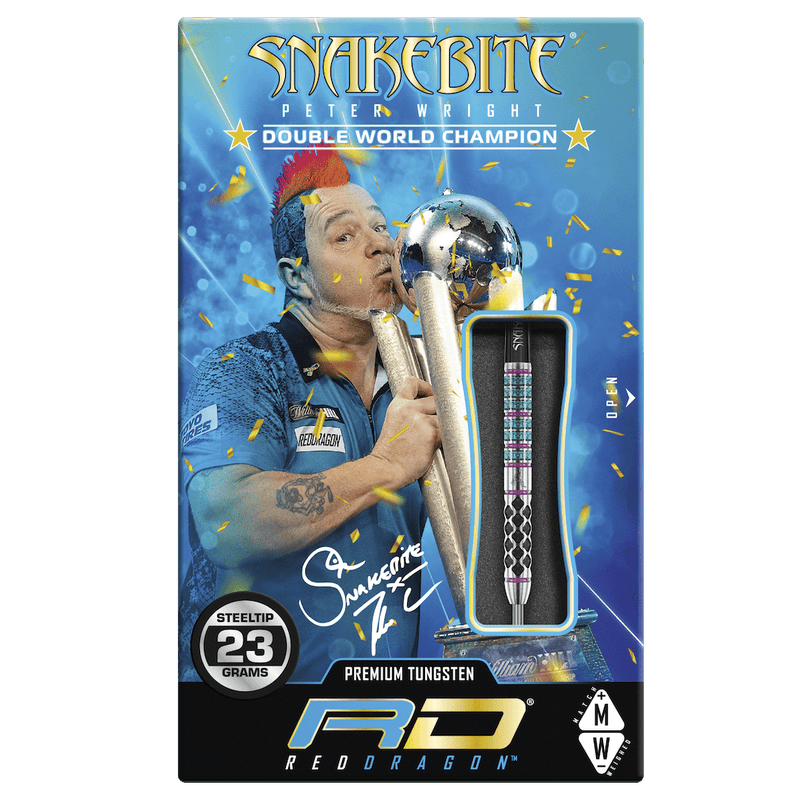 Peter Wright Supa Venom 90% Steeldarts - DreamDarts Dartshop