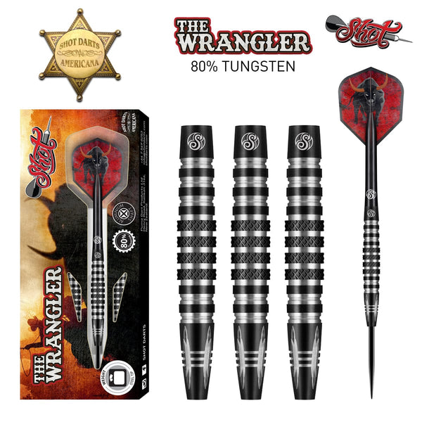 Shot Americana The Wrangler 80% Steeldart - DreamDarts Dartshop