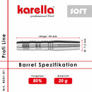 Softbarrel Karella Profi Line 80% T. PLS-01 20g - DreamDarts Online Dartshop