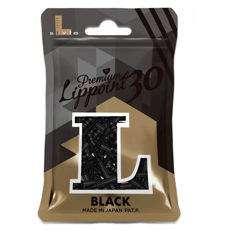L-Style Premium Lippoint LONG Spitzen 30 Stück, schwarz - DreamDarts Dartshop