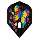 Fallon Sherrock v2 Standard L1 L-Style Signature Champagne Pro Flights - DreamDarts Dartshop