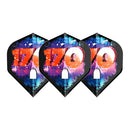 Fallon Sherrock v4 170 Black L1 L-Style Signature Champagne Pro Flights - DreamDarts Dartshop