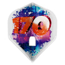 Fallon Sherrock v4 170 Clear White L1 L-Style Signature Champagne Pro Flights - DreamDarts Dartshop