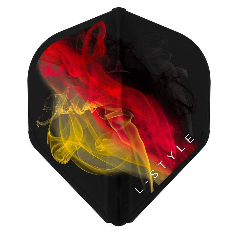 Gabriel Clemens V3 Standard L1 L-Style Signature Champagne EZ Flights - Schwarz - DreamDarts Dartshop
