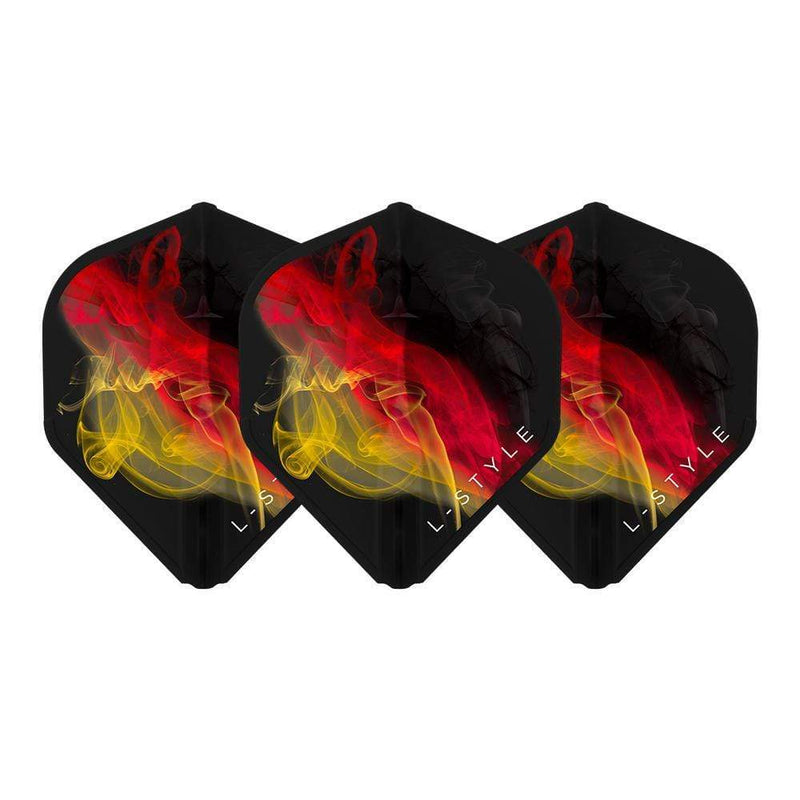 Gabriel Clemens V3 Standard L1 L-Style Signature Champagne EZ Flights - Schwarz - DreamDarts Dartshop
