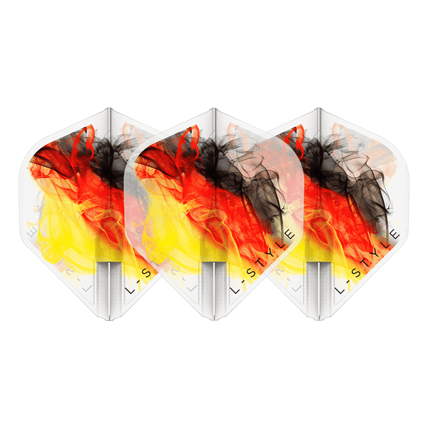 Gabriel Clemens V3 Standard L1 L-Style Signature Champagne EZ Flights - Weiß - DreamDarts Dartshop