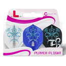 Fallon Sherrock v3 Standard L1 L-Style Signature Champagne Pro Flights - DreamDarts Dartshop