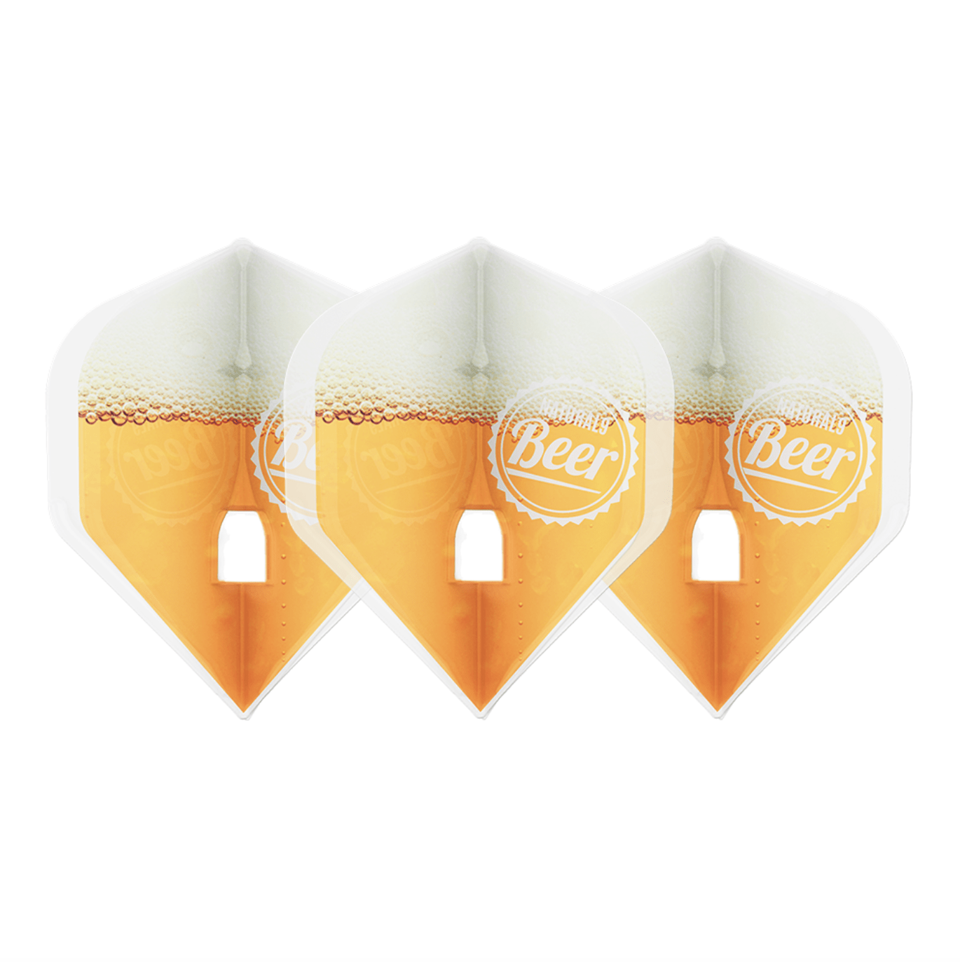 Natural9 Love Beer Standard L1 L-Style Signature Champagne Pro Flights - DreamDarts Dartshop