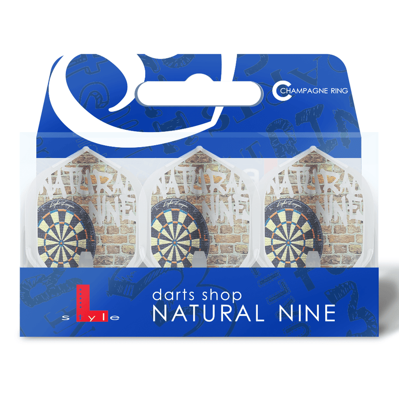 Natural9 Nine Street L1 L-Style Signature Champagne Pro Flights - DreamDarts Dartshop