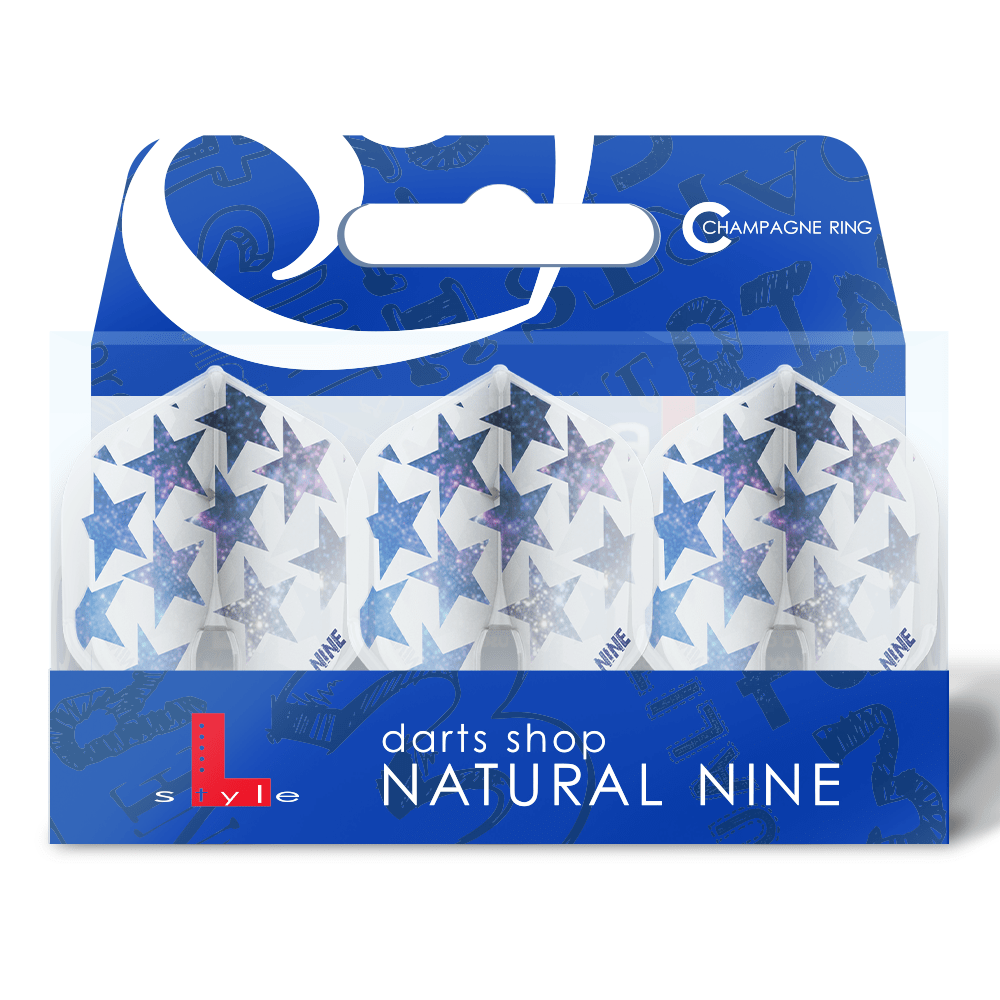 Natural9 Orion Standard L1 L-Style Signature Champagne Pro Flights - DreamDarts Dartshop