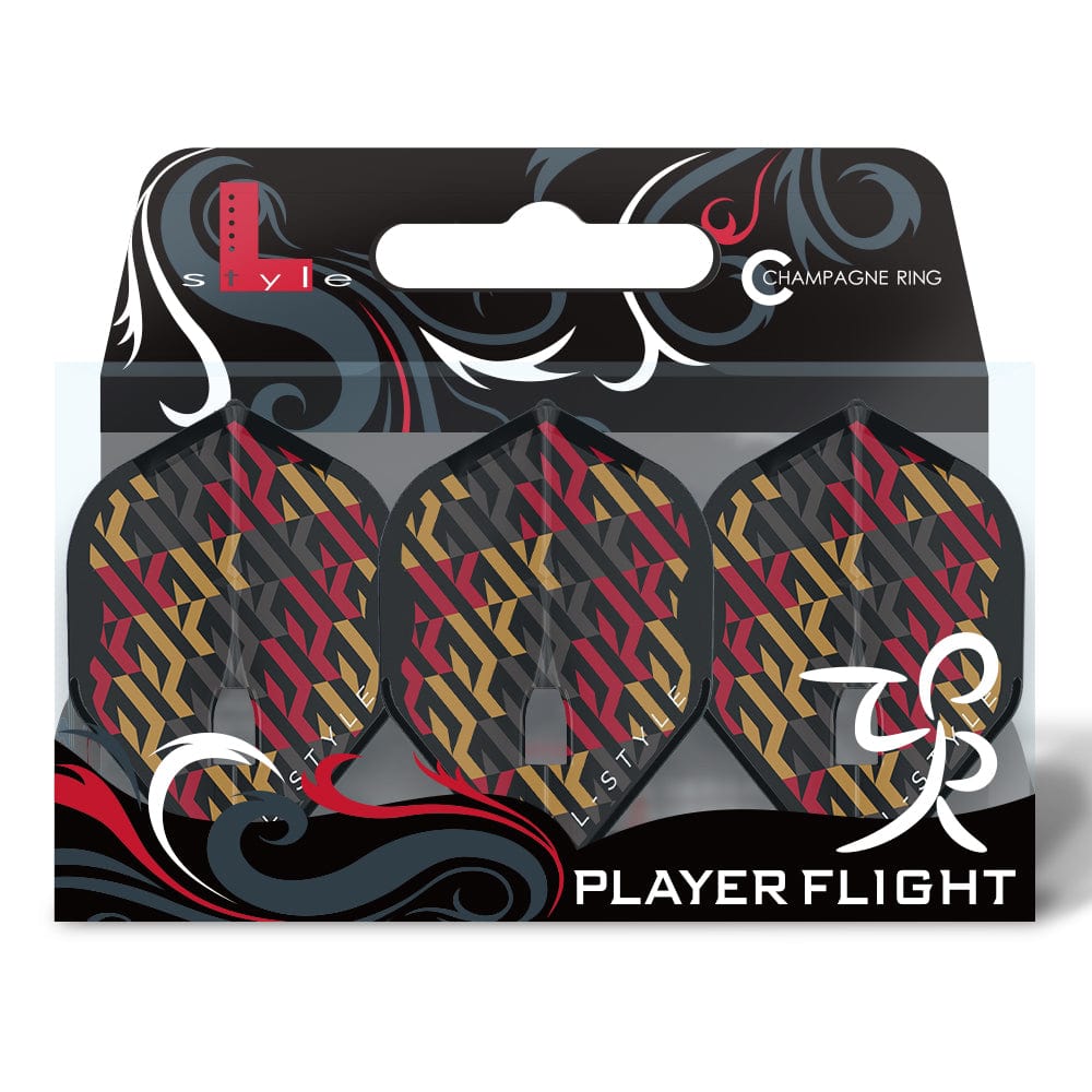 Nico Kurz V2 L1 L-Style Signature Champagne Pro Flights - DreamDarts Dartshop