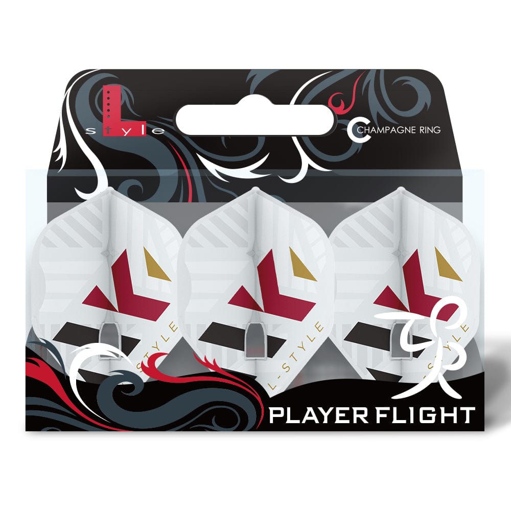 Nico Kurz V2 L1 L-Style Signature Champagne Pro Flights - DreamDarts Dartshop