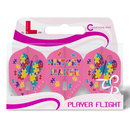 Fallon Sherrock v2 Standard L1 L-Style Signature Champagne Pro Flights - DreamDarts Dartshop