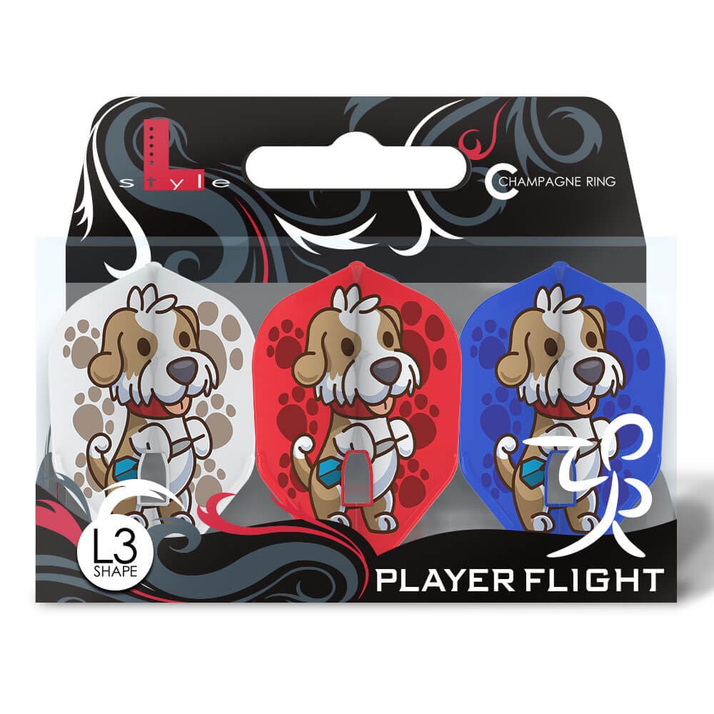Ryuta Arihara v1 Mix L3 Signature Champagne Pro Flights - DreamDarts Dartshop